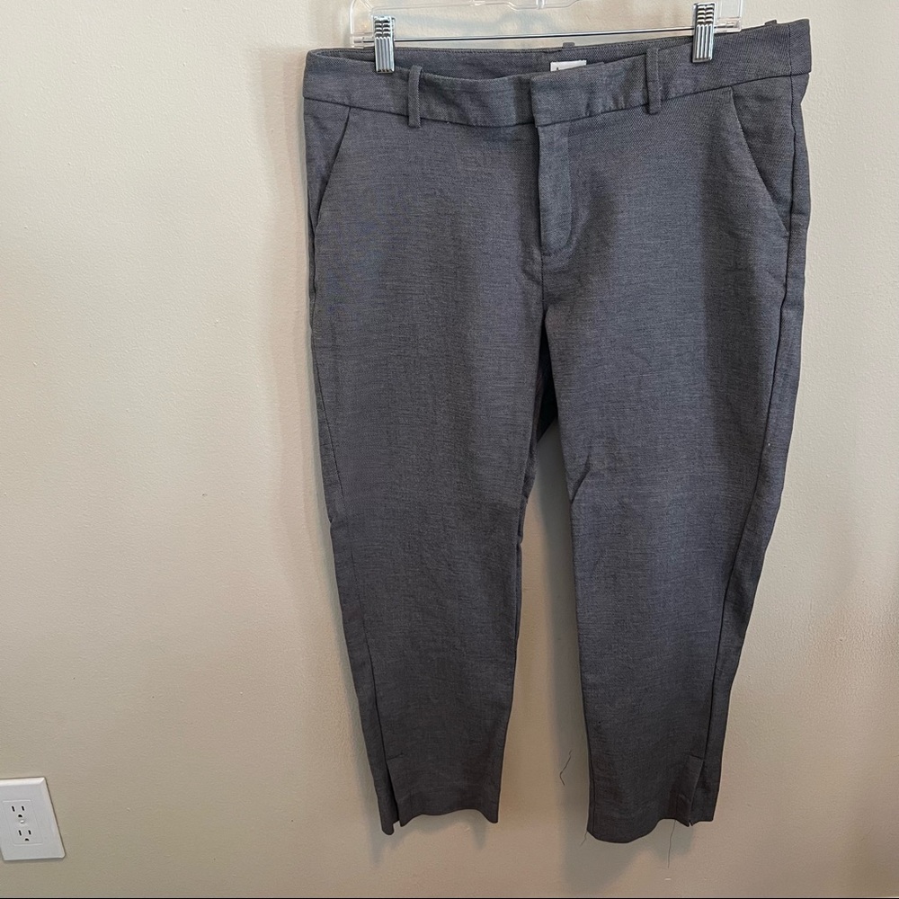 Women's Heathered Gray Stretch Ankle Length Pants